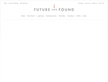Tablet Screenshot of futureandfound.com